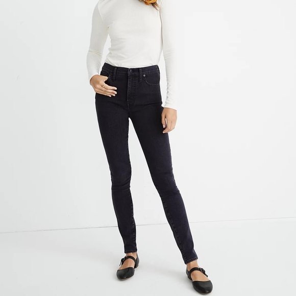 Madewell Denim - Madewell 10" High-Rise Skinny Jeans in EclipseWash